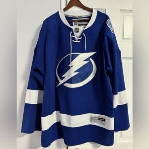 Reebok NHL Tampa Bay Lightning Jersey Blue XXL Official Hockey